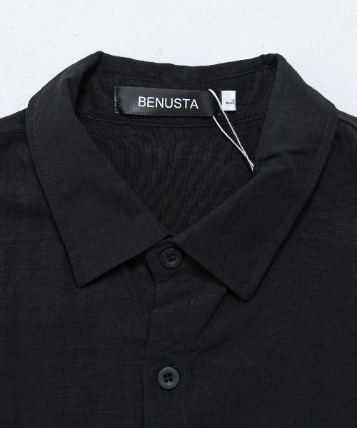 BENUSTA（ベヌスタ）の「『BENUSTA/ベヌスタ』リネン混セットアップ【GC】（セットアップ・メンズ・ブラウン/ブラック・L/XL/M）」の17枚目の写真