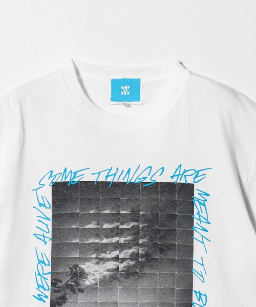 MAP OF SKY（マップオブスカイ）の「＜MAP OF SKY＞burning flower プリント Tシャツ（Tシャツ/カットソー・メンズ・ホワイト・S/L/M）」の8枚目の写真