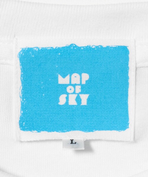 MAP OF SKY（マップオブスカイ）の「＜MAP OF SKY＞burning flower プリント Tシャツ（Tシャツ/カットソー・メンズ・ホワイト・S/L/M）」の5枚目の写真
