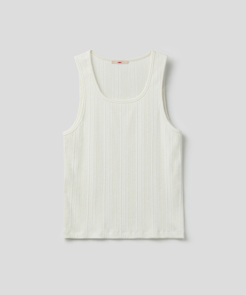 MMIC(エムエムアイシー)の「SQUARE CUT TANK (WHITE)(Tシャツ/カットソー・メンズ・その他・MEDIUM/LARGE/X-LARGE)」の1枚目の写真