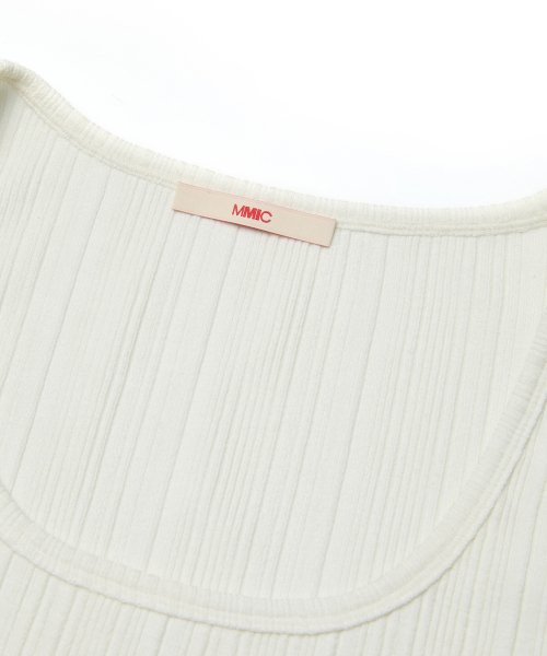 MMIC(エムエムアイシー)の「SQUARE CUT TANK (WHITE)(Tシャツ/カットソー・メンズ・その他・MEDIUM/LARGE/X-LARGE)」の2枚目の写真