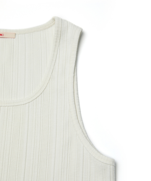 MMIC(エムエムアイシー)の「SQUARE CUT TANK (WHITE)(Tシャツ/カットソー・メンズ・その他・MEDIUM/LARGE/X-LARGE)」の3枚目の写真