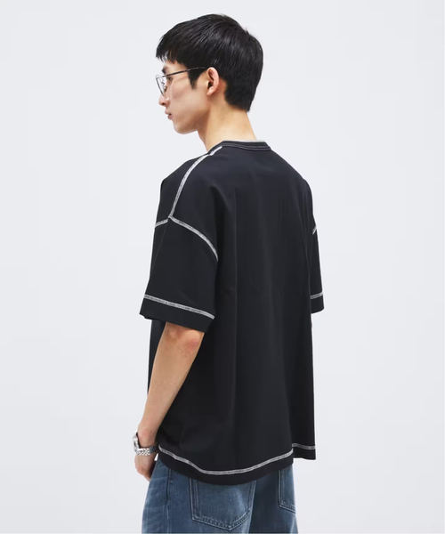 Healthknit（ヘルスニット）の「Healthknit / ヘルスニット 別注 ヘンリーネックTシャツ（Tシャツ/カットソー・メンズ・チャコールグレー/ホワイト/ブラック系その他/ブラウン・MEDIUM/LARGE）」の21枚目の写真