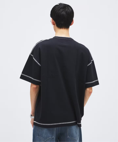 Healthknit（ヘルスニット）の「Healthknit / ヘルスニット 別注 ヘンリーネックTシャツ（Tシャツ/カットソー・メンズ・チャコールグレー/ホワイト/ブラック系その他/ブラウン・MEDIUM/LARGE）」の22枚目の写真