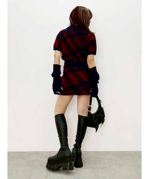 EVRIS（エヴリス）の「RIBBONハンドBAG（ハンドバッグ・レディース・ブラック/ブラウン/グリーン・FREE）」の7枚目の写真