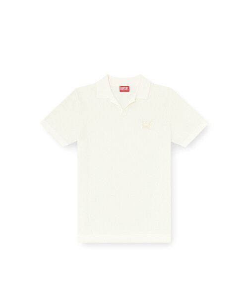DIESEL(ディーゼル)の「メンズ ポロニット K-RAILES(ニット/セーター・メンズ・ホワイト系その他/ベージュ系その他・LARGE/X-LARGE/MEDIUM/XX-LARGE/SMALL)」の11枚目の写真