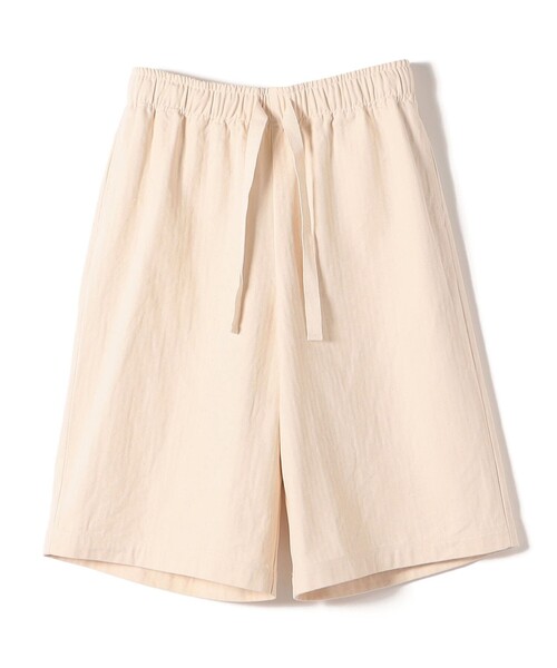 SHIPS(シップス)の「SHIPS Primary Navy Label:〈手洗い可能〉コットン キュロット ショーツ(その他パンツ・レディース・ネイビー/ナチュラル・38/36)」の1枚目の写真