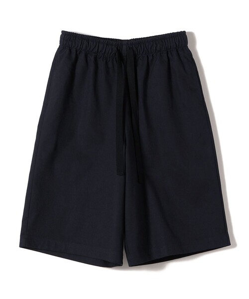 SHIPS(シップス)の「SHIPS Primary Navy Label:〈手洗い可能〉コットン キュロット ショーツ(その他パンツ・レディース・ネイビー/ナチュラル・38/36)」の2枚目の写真
