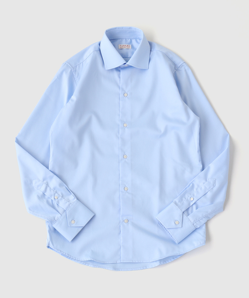 EDIFICE(エディフィス)の「fursac (フルサック) Wide Collar Shirt(シャツ/ブラウス・メンズ・ブルー系その他・38/39/40/41/42)」の1枚目の写真