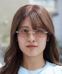 NOEYEDIA | no eyedia/ノーアイディア NE-473 スクエア型 リムレスメガネ レディース 2026年 夏 夏服(サングラス)