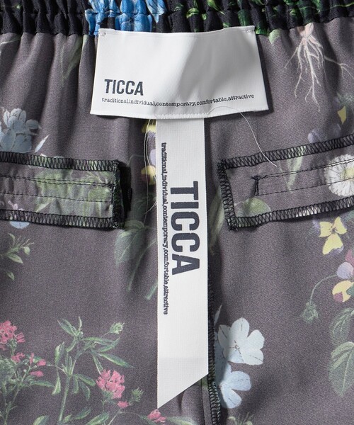 TICCA（ティッカ）の「＜TICCA＞フラワー プリント パンツ（その他パンツ・レディース・ネイビー・FREE）」の8枚目の写真