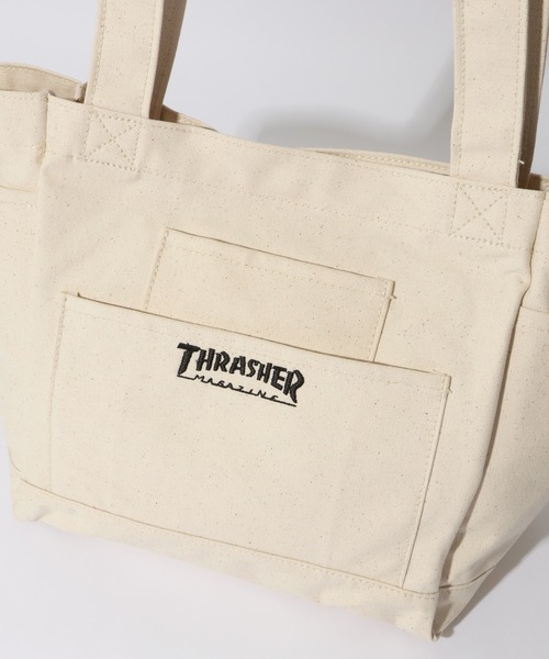 THRASHER（スラッシャー）の「【THRASHER/スラッシャー】キャンバス アウトポケット トートバッグ（トートバッグ・メンズ・アイボリー系2/アイボリー系1・FREE）」の20枚目の写真