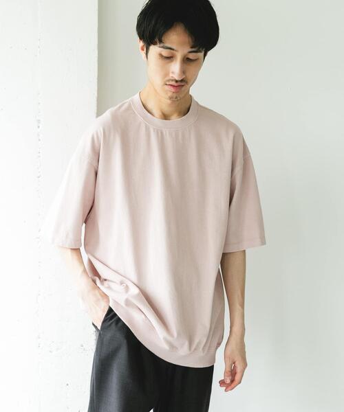 URBAN RESEARCH DOORS(アーバンリサーチドアーズ)の「Grow Organic スウェットTシャツ(Tシャツ/カットソー・メンズ・オレンジ/グリーン/ライトピンク/ブラウン系その他/ブルー/グレー・MEDIUM/LARGE)」の5枚目の写真