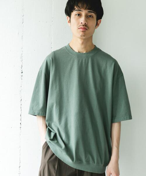 URBAN RESEARCH DOORS(アーバンリサーチドアーズ)の「Grow Organic スウェットTシャツ(Tシャツ/カットソー・メンズ・オレンジ/グリーン/ライトピンク/ブラウン系その他/ブルー/グレー・MEDIUM/LARGE)」の3枚目の写真