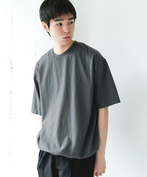 URBAN RESEARCH DOORS(アーバンリサーチドアーズ)の「Grow Organic スウェットTシャツ(Tシャツ/カットソー・メンズ・オレンジ/グリーン/ライトピンク/ブラウン系その他/ブルー/グレー・MEDIUM/LARGE)」の7枚目の写真