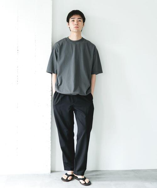 URBAN RESEARCH DOORS(アーバンリサーチドアーズ)の「Grow Organic スウェットTシャツ(Tシャツ/カットソー・メンズ・オレンジ/グリーン/ライトピンク/ブラウン系その他/ブルー/グレー・MEDIUM/LARGE)」の9枚目の写真