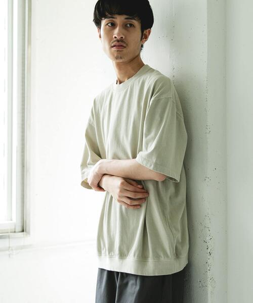 URBAN RESEARCH DOORS(アーバンリサーチドアーズ)の「Grow Organic スウェットTシャツ(Tシャツ/カットソー・メンズ・オレンジ/グリーン/ライトピンク/ブラウン系その他/ブルー/グレー・MEDIUM/LARGE)」の16枚目の写真
