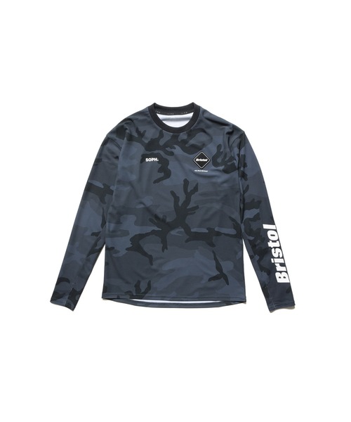 レアルブリストル Bristol SOPH. 長袖 ロンT 黒 カモフラ　L L/S ATHLETIC TOP（Tシャツ/カットソー）｜F.C.Real Bristol for Kids