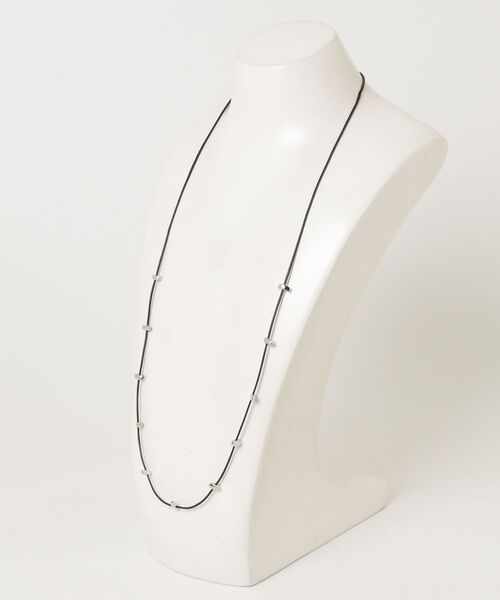ROSE BUD(ローズバッド)の「CODE NECKLACE(ネックレス・レディース・ブラック・ONE SIZE)」の7枚目の写真