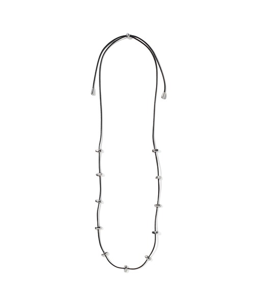 ROSE BUD(ローズバッド)の「CODE NECKLACE(ネックレス・レディース・ブラック・ONE SIZE)」の3枚目の写真