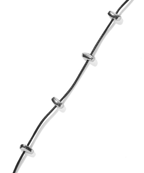ROSE BUD(ローズバッド)の「CODE NECKLACE(ネックレス・レディース・ブラック・ONE SIZE)」の5枚目の写真