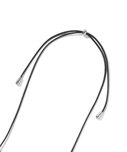 ROSE BUD(ローズバッド)の「CODE NECKLACE(ネックレス・レディース・ブラック・ONE SIZE)」の6枚目の写真