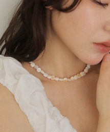【cheriella】ニュアンスシェルネックレス　NUANCE SHELL NECKLACE