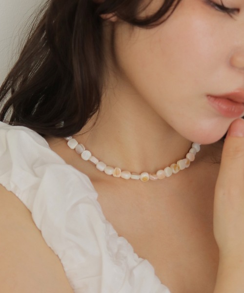 cheriella】ニュアンスシェルネックレス NUANCE SHELL NECKLACE