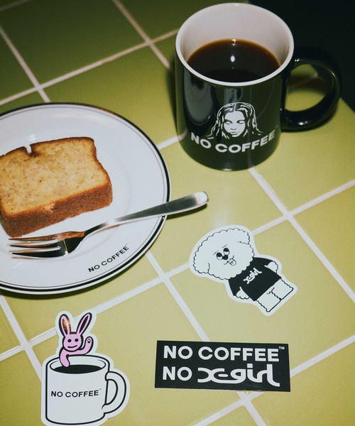 X-girl(エックスガール)の「X-girl x NO COFFEE MUG(グラス/マグカップ/タンブラー・レディース・ブラック・ONE SIZE)」の2枚目の写真