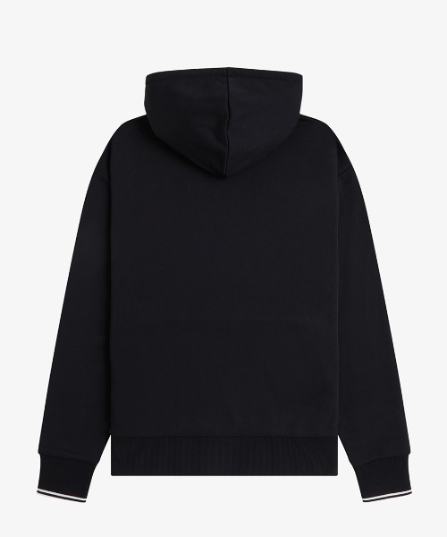 FRED PERRY(フレッドペリー)の「Tipped Hooded Sweatshirt/ティップドフードスウェット(パーカー・メンズ・ベージュ/ブラック/ネイビー・XL/L/M/S)」の8枚目の写真