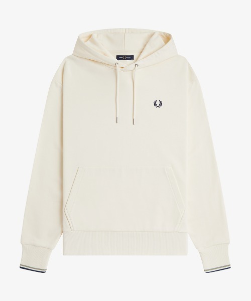 FRED PERRY(フレッドペリー)の「Tipped Hooded Sweatshirt/ティップドフードスウェット(パーカー・メンズ・ベージュ/ブラック/ネイビー・XL/L/M/S)」の11枚目の写真