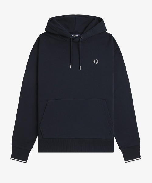 FRED PERRY(フレッドペリー)の「Tipped Hooded Sweatshirt/ティップドフードスウェット(パーカー・メンズ・ベージュ/ブラック/ネイビー・XL/L/M/S)」の17枚目の写真