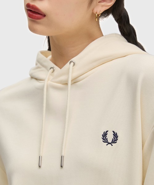 FRED PERRY(フレッドペリー)の「Tipped Hooded Sweatshirt/ティップドフードスウェット(パーカー・メンズ・ベージュ/ブラック/ネイビー・XL/L/M/S)」の19枚目の写真