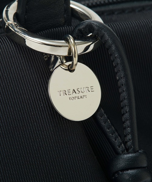 TREASURE TOPKAPI(トレジャートプカピ)の「【TREASURE TOPKAPI】Lien リヤン タックシルエット 2WAY ミニ トートバッグ / 軽量(トートバッグ・レディース・ブラック/ベージュ/カーキ・FREE)」の19枚目の写真