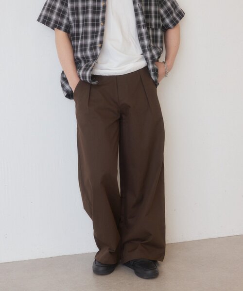 Kastane（カスタネ）の「【一部店舗限定/ユニセックス】BM Wチノパンツ（チノパンツ・メンズ・ブラウン/オフホワイト・FREE）」の16枚目の写真
