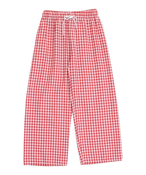 anap mimpi(アナップミンピ)の「ギンガム チェック イージー パンツ(その他パンツ・レディース・ブルー/レッド・F)」の22枚目の写真