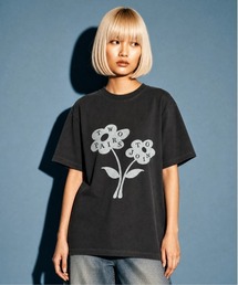 rehacer TEE :  Two Pairs  Flower Vintage Wash TEE / トゥー ペアーズ ヴィンテージ ウオッシュT-shirt