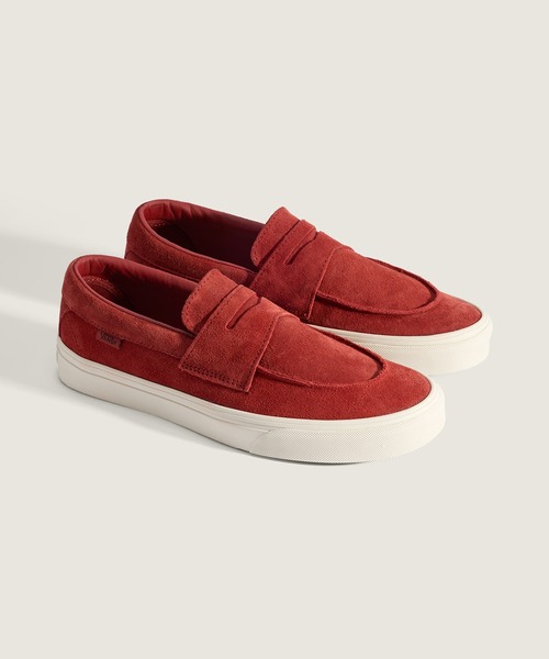 VANS(バンズ)の「ローファー 53 / Loafer 53 VINTAGE SUEDE RED/MA VN001159CIS1(ローファー・メンズ・エンジ・4.5/4/9.5/9/8.5/8/7.5/7/6.5/6/5.5/5/13/12/11/10.5/10)」の2枚目の写真