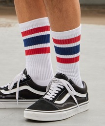 AVIREX/アビレックス AX Line Design 3P Socks ラインデザイン 3足組 ソックス ラインソックス クルー丈ソックス 靴下 3足セット メンズ 2026年 夏 夏服