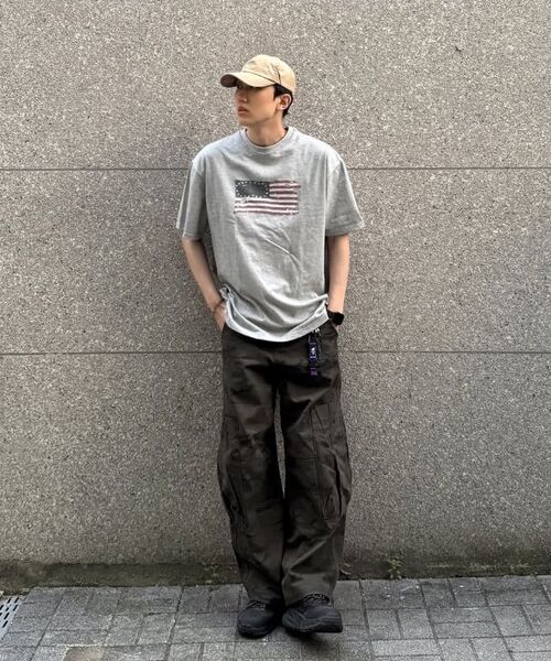 KANEITEI(カネイテイ)の「US FLAG SHORT SLEEVES (GRAY)(Tシャツ/カットソー・レディース・アッシュグレー・MEDIUM/LARGE/X-LARGE)」の7枚目の写真