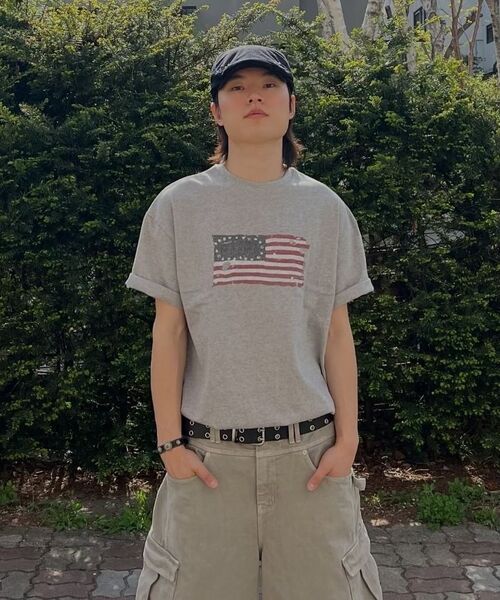 KANEITEI(カネイテイ)の「US FLAG SHORT SLEEVES (GRAY)(Tシャツ/カットソー・レディース・アッシュグレー・MEDIUM/LARGE/X-LARGE)」の19枚目の写真