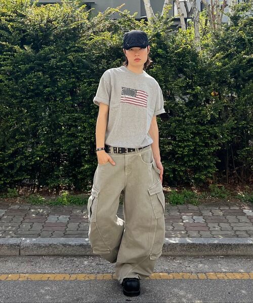 KANEITEI(カネイテイ)の「US FLAG SHORT SLEEVES (GRAY)(Tシャツ/カットソー・レディース・アッシュグレー・MEDIUM/LARGE/X-LARGE)」の20枚目の写真