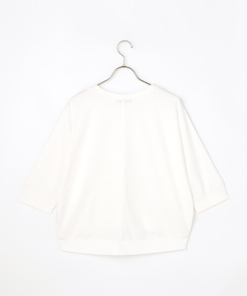 COMME CA ISM（コムサイズム）の「【接触冷感】ドルマンスリーブ Tシャツ（Tシャツ/カットソー・レディース・ホワイト/ブラック・LARGE/MEDIUM）」の11枚目の写真