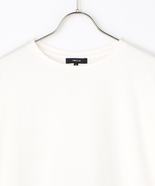 COMME CA ISM（コムサイズム）の「【接触冷感】ドルマンスリーブ Tシャツ（Tシャツ/カットソー・レディース・ホワイト/ブラック・LARGE/MEDIUM）」の12枚目の写真