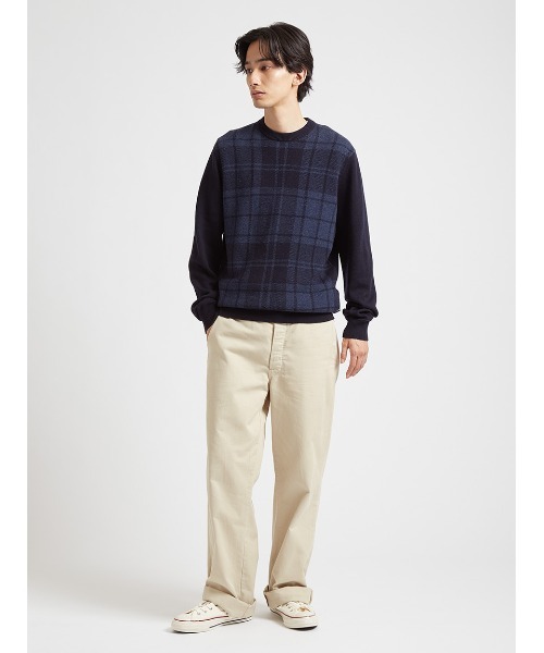 Barbour（バブアー）の「ミネラル タータン ニット（アジアフィット）（ニット/セーター・メンズ・ブラウン/ネイビー/レッド/グリーン・SMALL/MEDIUM/LARGE/X-LARGE）」の20枚目の写真