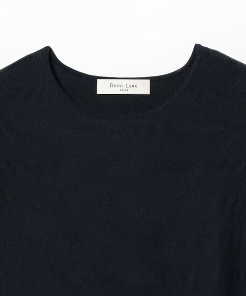 Demi-Luxe BEAMS（デミルクス ビームス）の「レースヘム クルーネック ニットプルオーバー（ニット/セーター・レディース・ホワイト系その他5・ONE SIZE）」の11枚目の写真