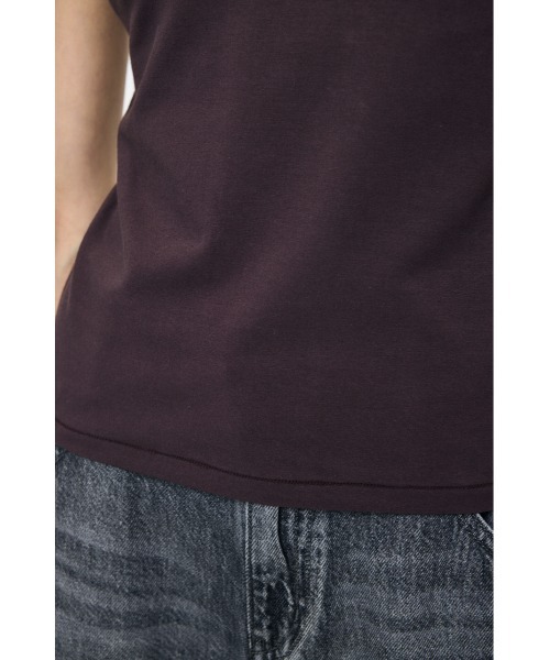 MOUSSY(マウジー)の「LOWKEY NICE BLING Tシャツ(Tシャツ/カットソー・レディース・ブラウン/ホワイト/ライトイエロー/ライトブラック・FREE)」の9枚目の写真