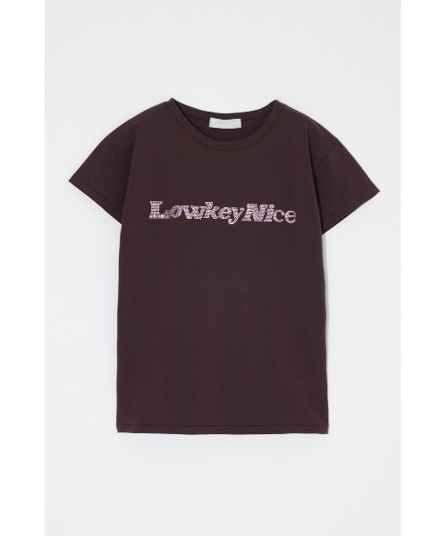 MOUSSY(マウジー)の「LOWKEY NICE BLING Tシャツ(Tシャツ/カットソー・レディース・ブラウン/ホワイト/ライトイエロー/ライトブラック・FREE)」の10枚目の写真