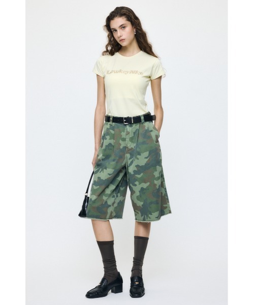 MOUSSY(マウジー)の「LOWKEY NICE BLING Tシャツ(Tシャツ/カットソー・レディース・ブラウン/ホワイト/ライトイエロー/ライトブラック・FREE)」の13枚目の写真