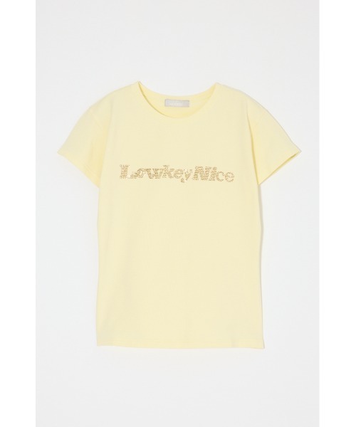 MOUSSY(マウジー)の「LOWKEY NICE BLING Tシャツ(Tシャツ/カットソー・レディース・ブラウン/ホワイト/ライトイエロー/ライトブラック・FREE)」の17枚目の写真